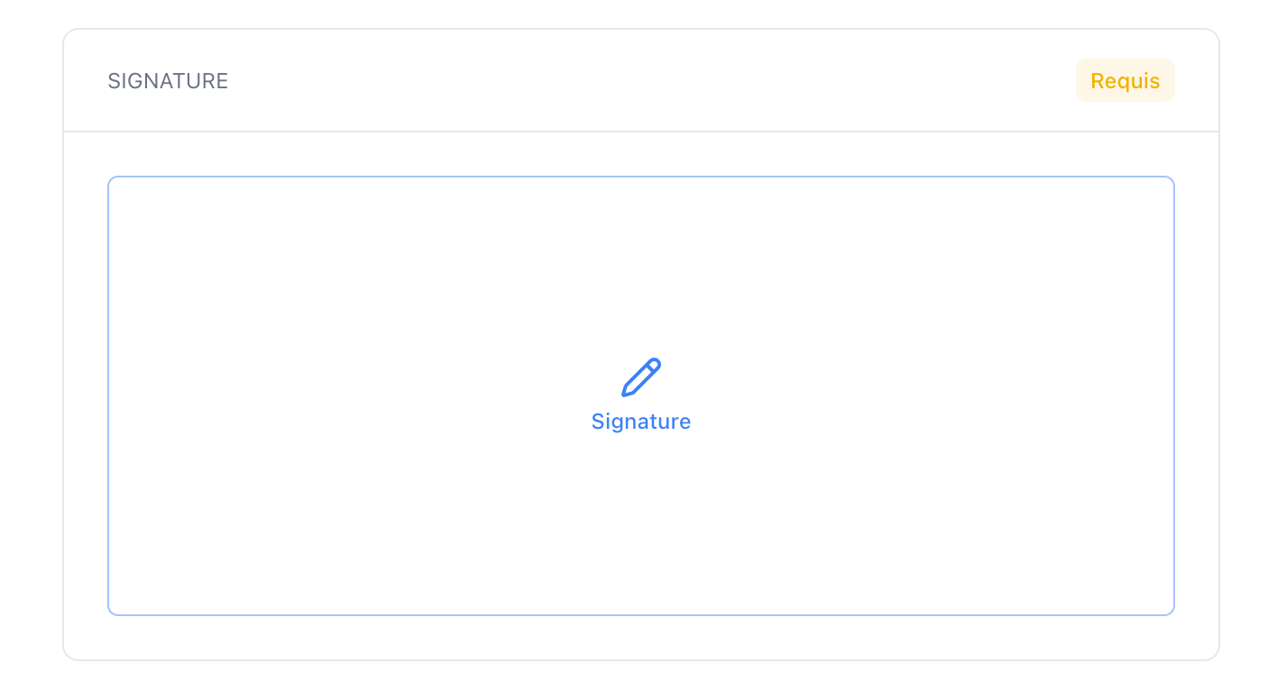 Zone signature